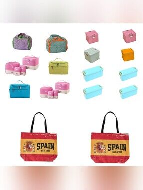 New Lot of First Aid kits, toiletry bags, storage containers, all NEW, 22 pcs